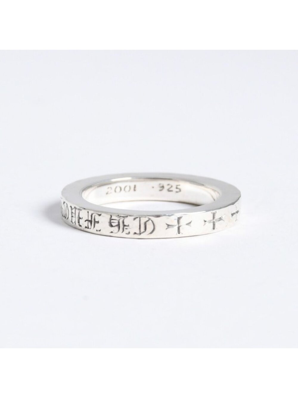Chrome Hearts Spacer Fck You Ring 925 Sterling Silver